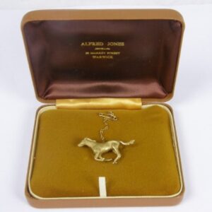 Gold Galloping Horse