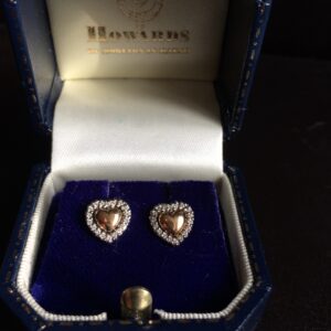 18ct Gold and Diamond Earrings
