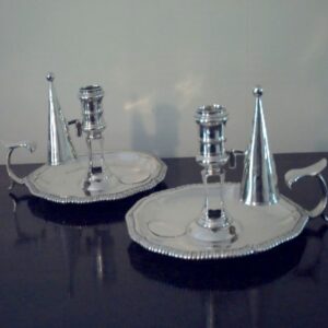 George II   A Pair of Chambersticks